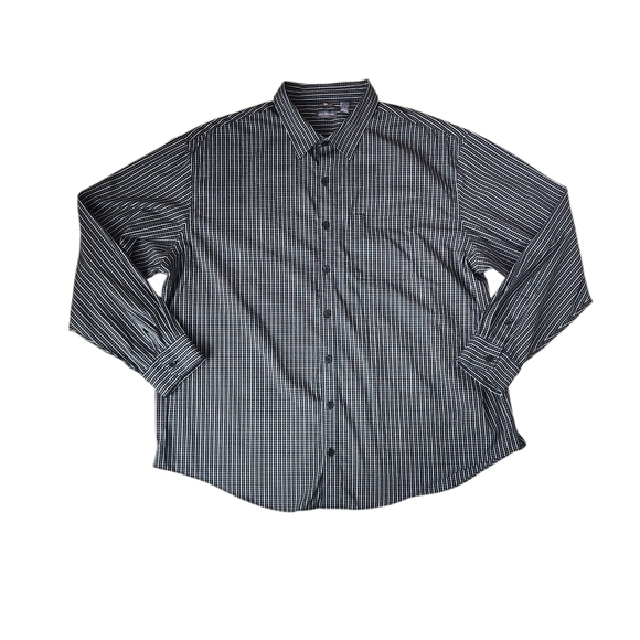 Van Heusen Checkered Dress Shirt - Picture 1 of 4
